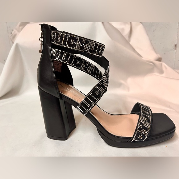 Juicy Couture Sparkly Platform Heels, size 9 - Picture 3 of 8